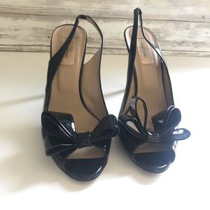 VALENTINO - Black Bow Tie Pumps - Size 8